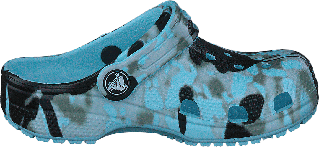 Classic Spray Camo Clog Kids Arctic