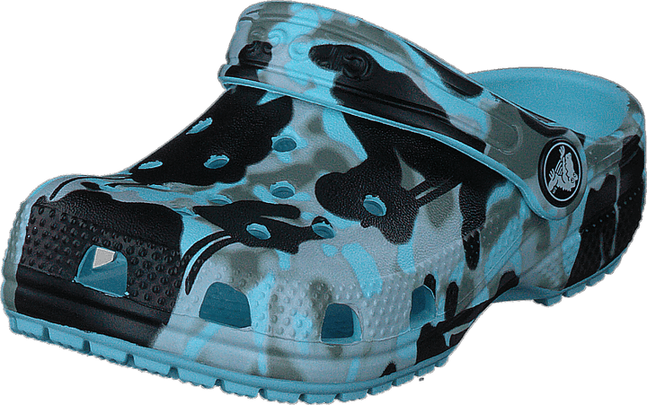 Classic Spray Camo Clog Kids Arctic