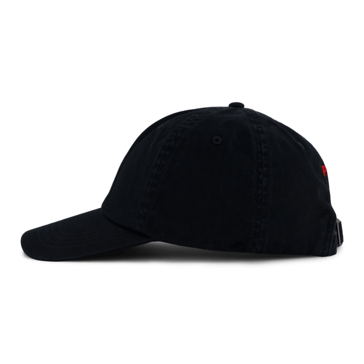 Cappello a sfera in cotone Chino Polo nero / RL2000 rosso