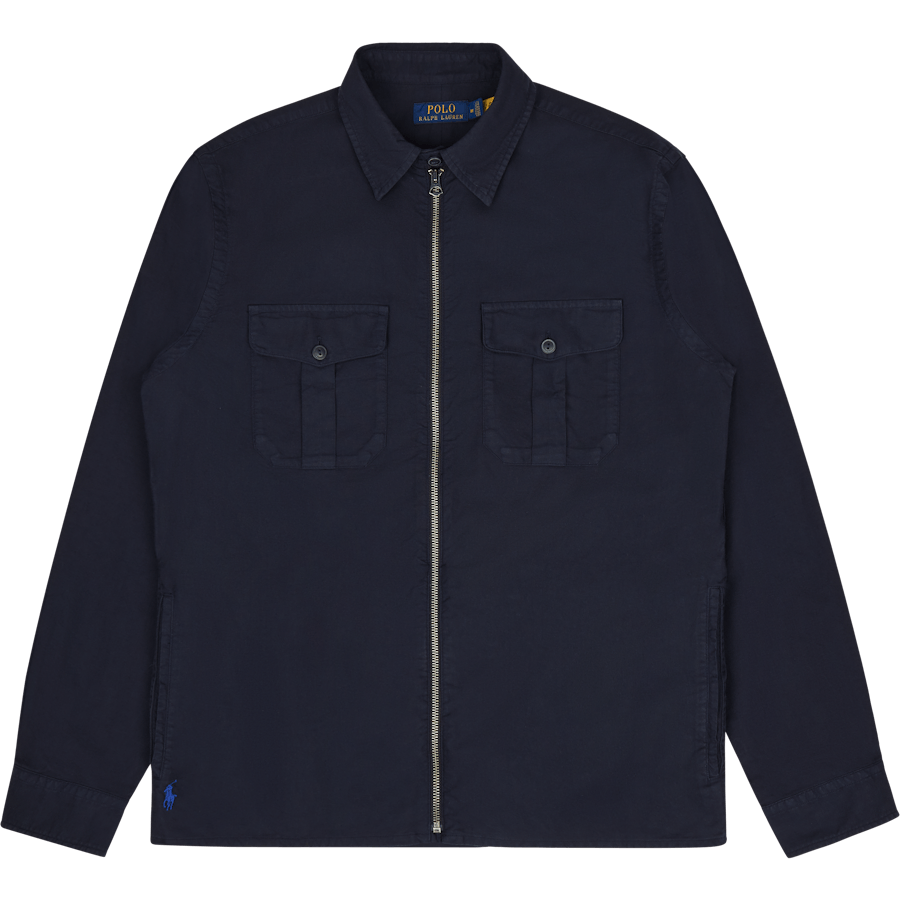 Garment-Dyed Oxford Overshirt