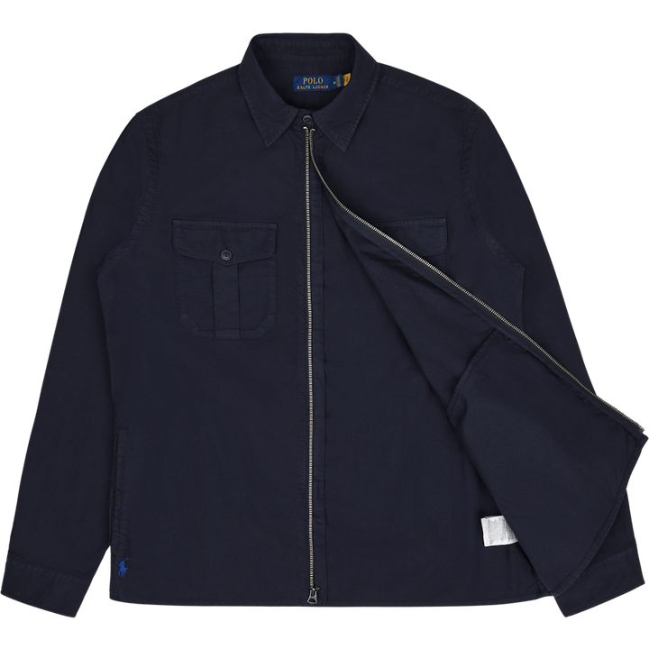 Garment-Dyed Oxford Overshirt