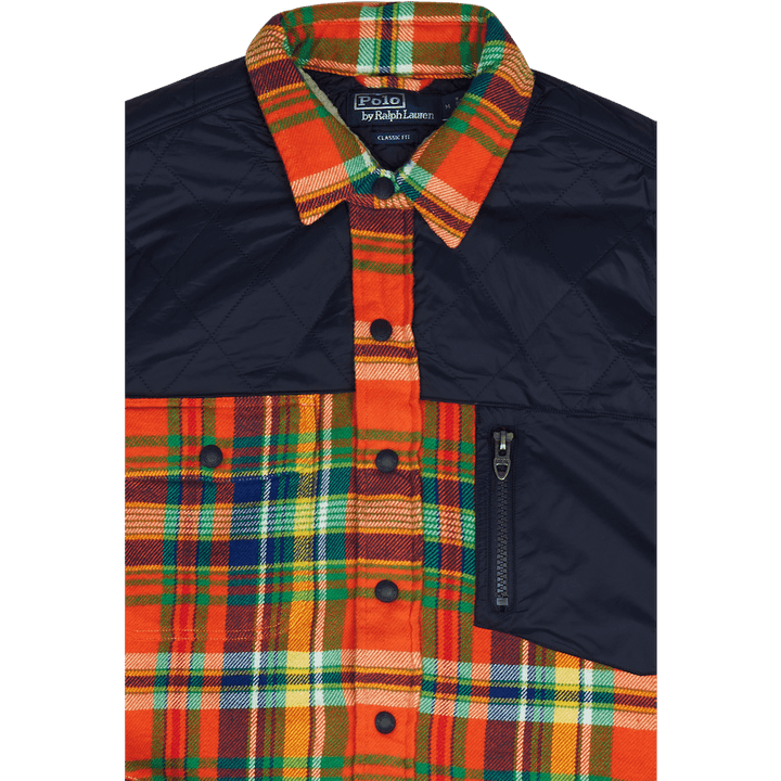 Outdoor Flannel-teck 5870 Orange/royal Multi