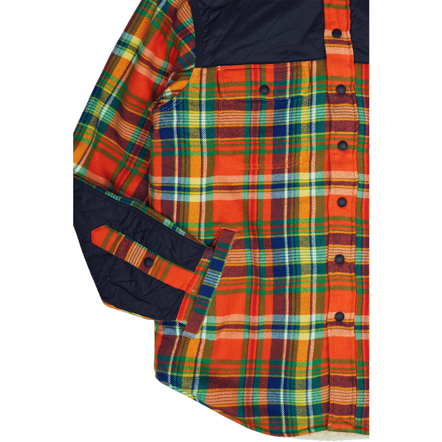 Outdoor Flannel-teck 5870 Orange/royal Multi
