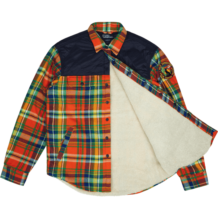 Outdoor Flannel-teck 5870 Orange/royal Multi