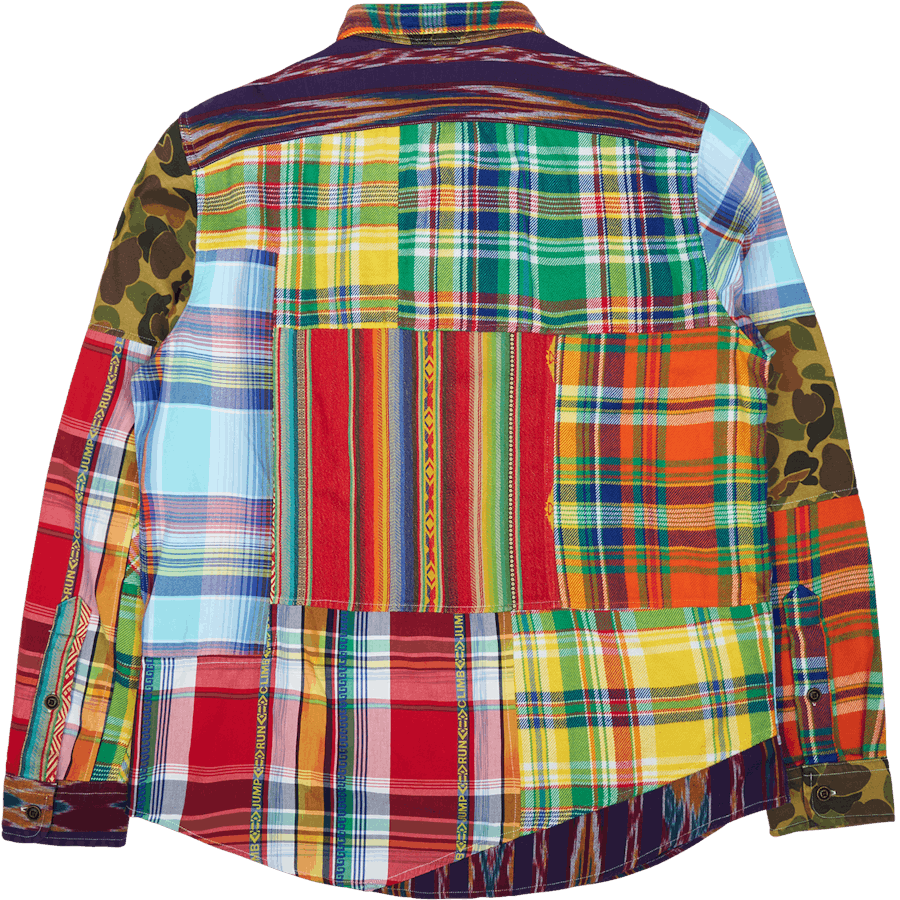 Klassisch geschnittenes Patchwork-Hemd 5869 Voyager Patchwork