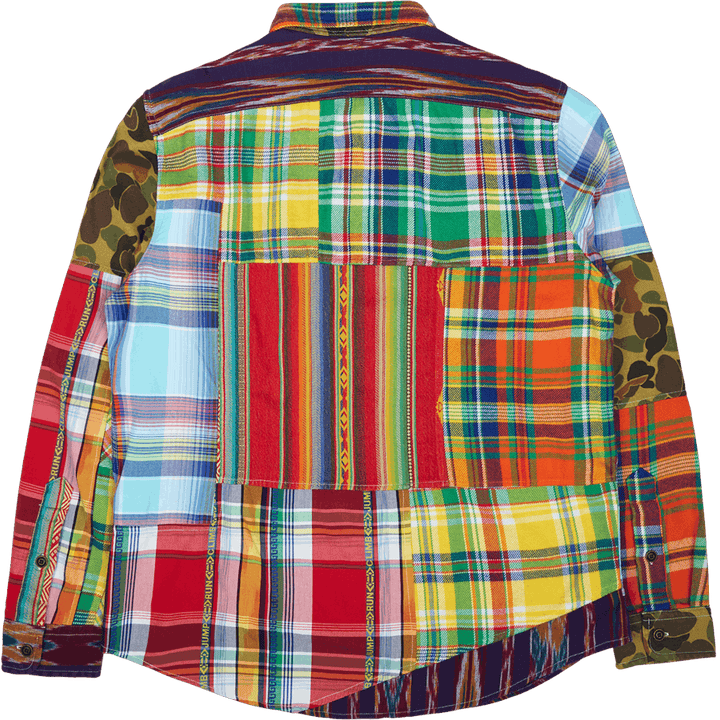 Klassisch geschnittenes Patchwork-Hemd 5869 Voyager Patchwork