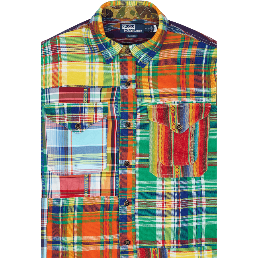 Klassisch geschnittenes Patchwork-Hemd 5869 Voyager Patchwork