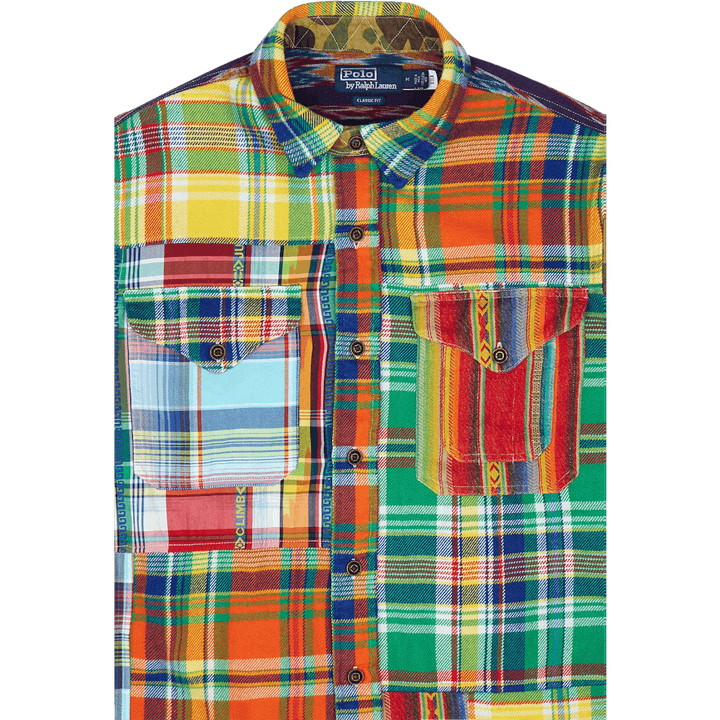 Klassisch geschnittenes Patchwork-Hemd 5869 Voyager Patchwork