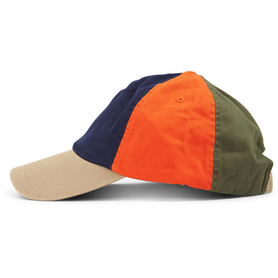 Cappello a sfera in twill color-blocked