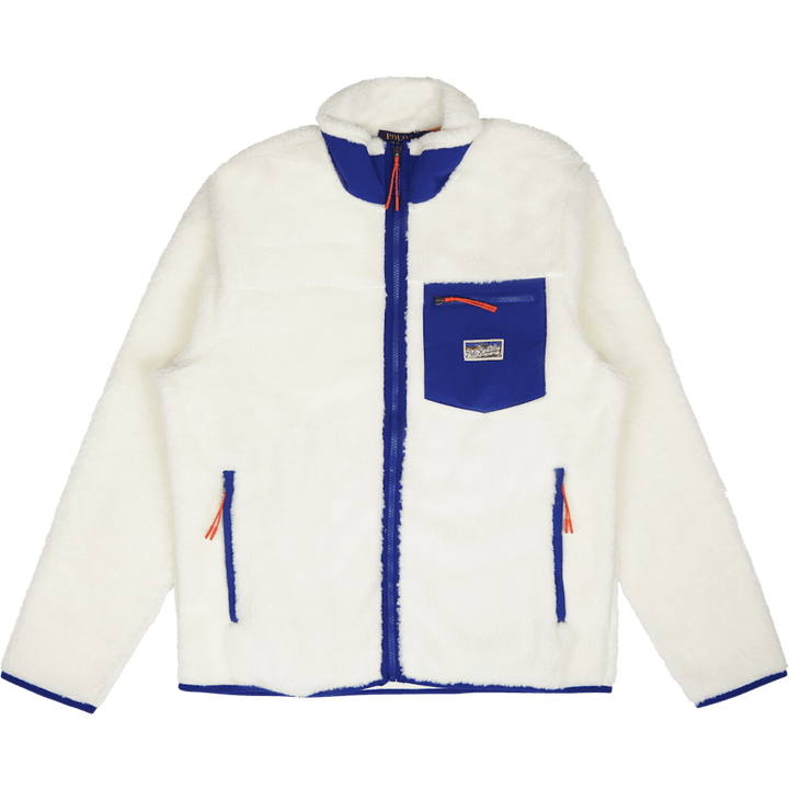 Bonded Pile Fleece Jacka Clubhouse Cream Multi