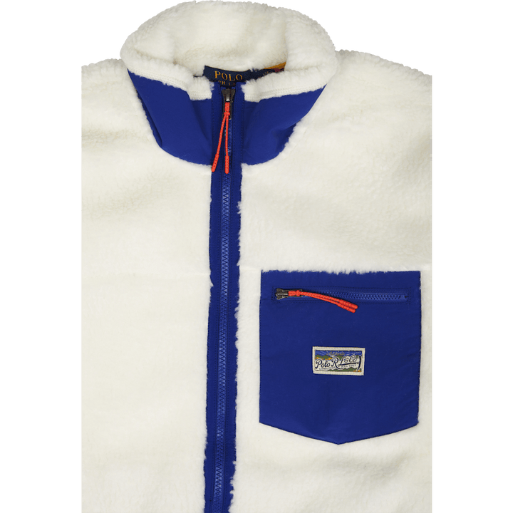 Bonded Pile Fleece Jacka Clubhouse Cream Multi