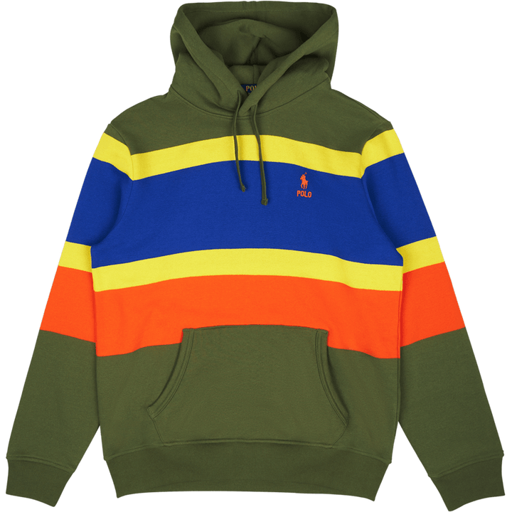Striped Fleece Hoodie