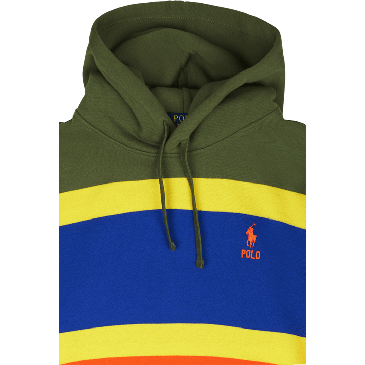 Striped Fleece Hoodie