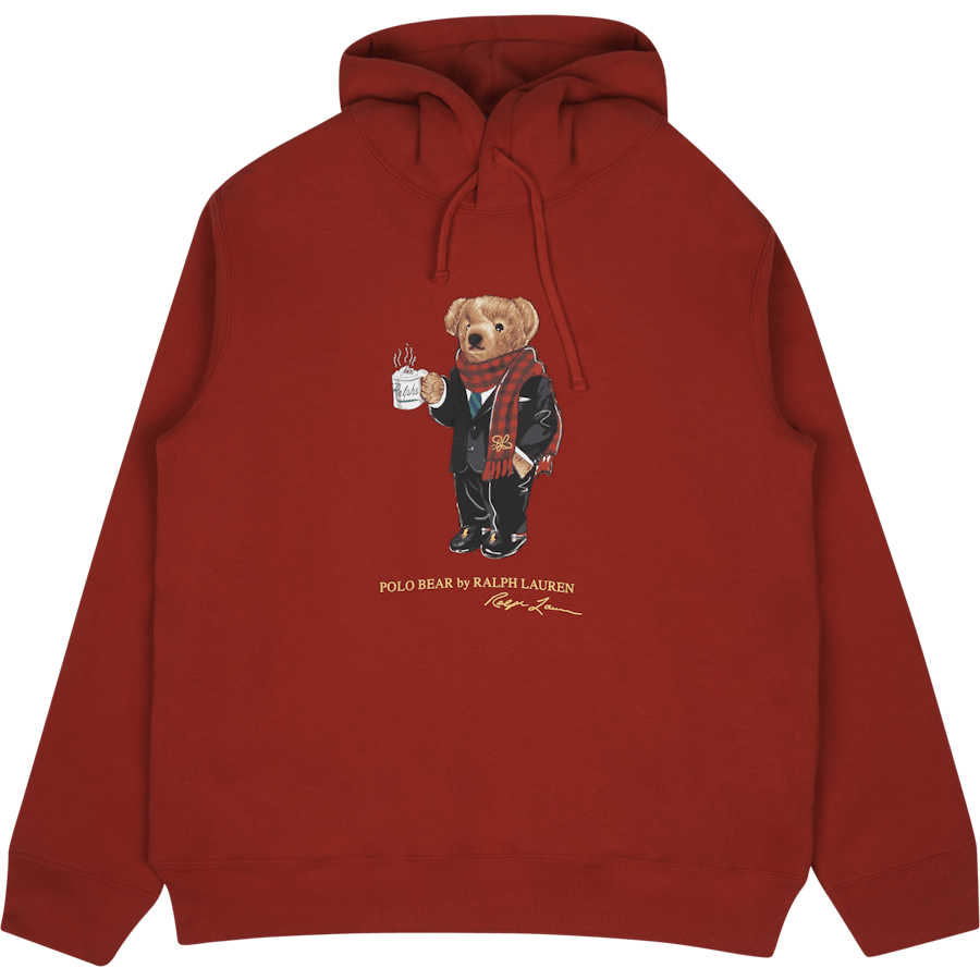 Lunar New Year Polo Bear Hoodie RL 2000 Red