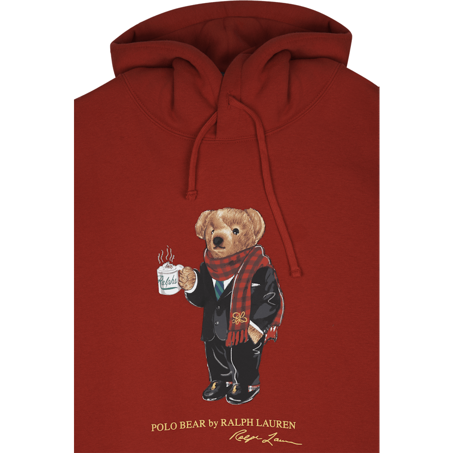 Lunar New Year Polo Bear Hoodie RL 2000 Red