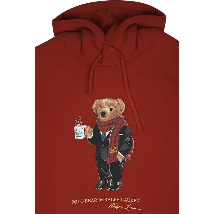 Lunar New Year Polo Bear Hoodie RL 2000 Red
