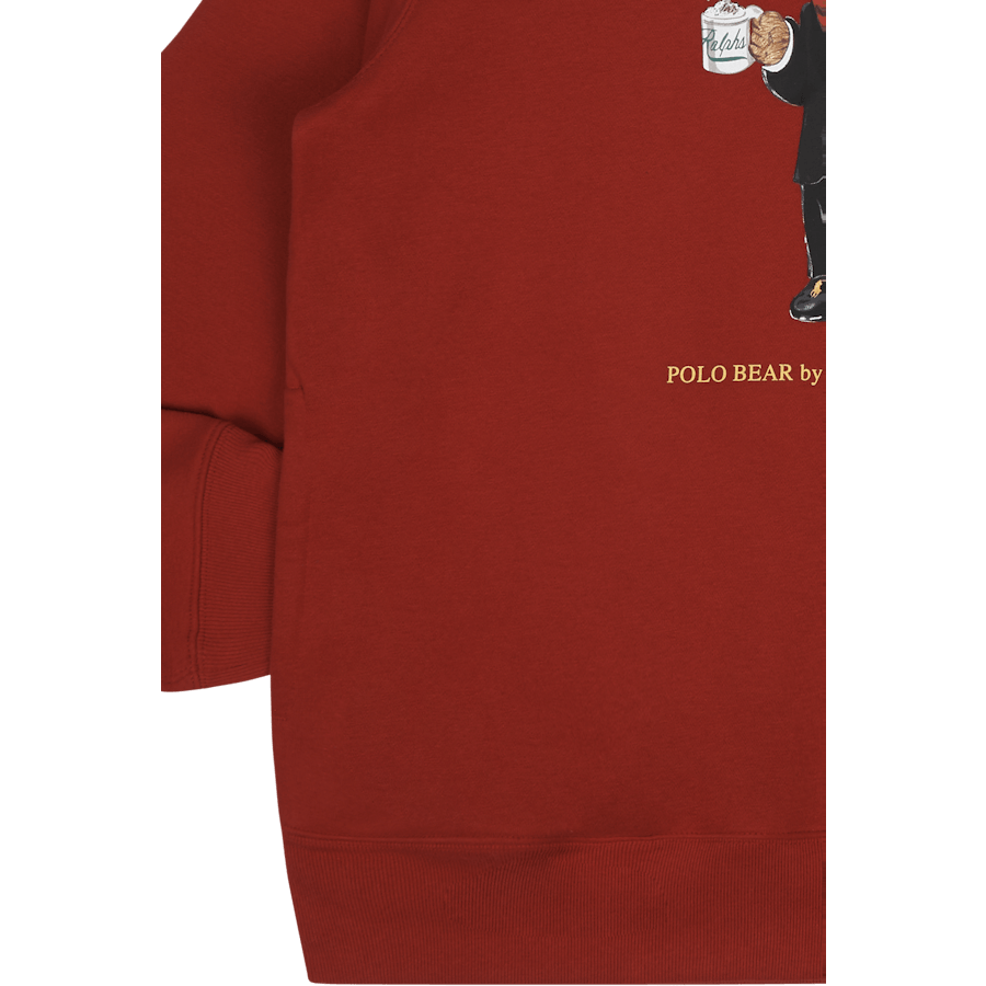 Lunar New Year Polo Bear Hoodie RL 2000 Red