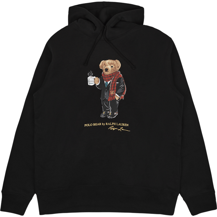Lunar New Year Polo Bear Hoodie Polo Black