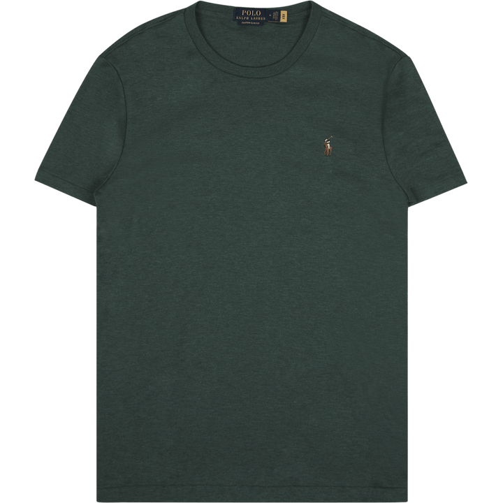 Custom Slim Fit T-shirt i mjuk bomull Verano Green Heather