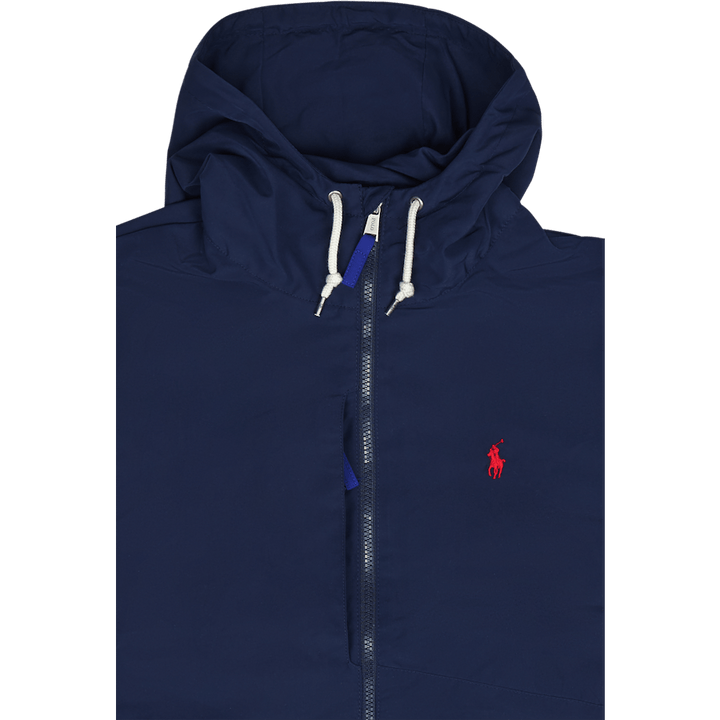 Packable Water-Repellent Hooded Jacket