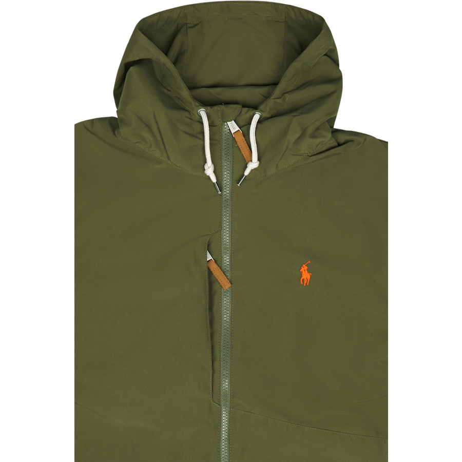 Packable Water-Repellent Hooded Jacket