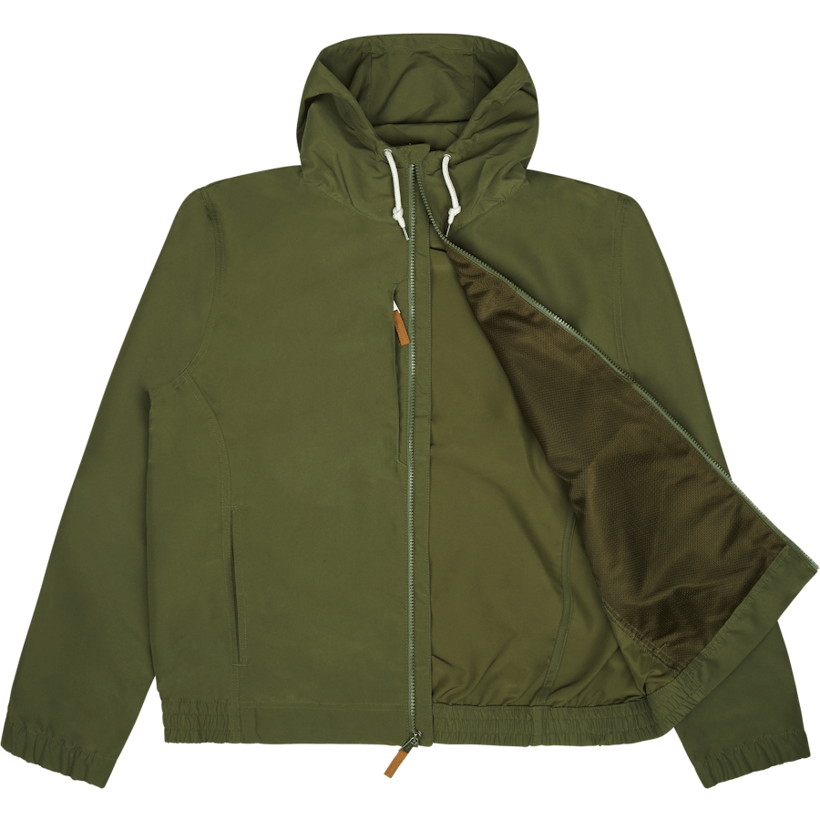 Packable Water-Repellent Hooded Jacket