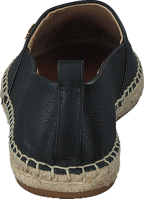 Cameryn IV Tumbled Leather Espadrille Black