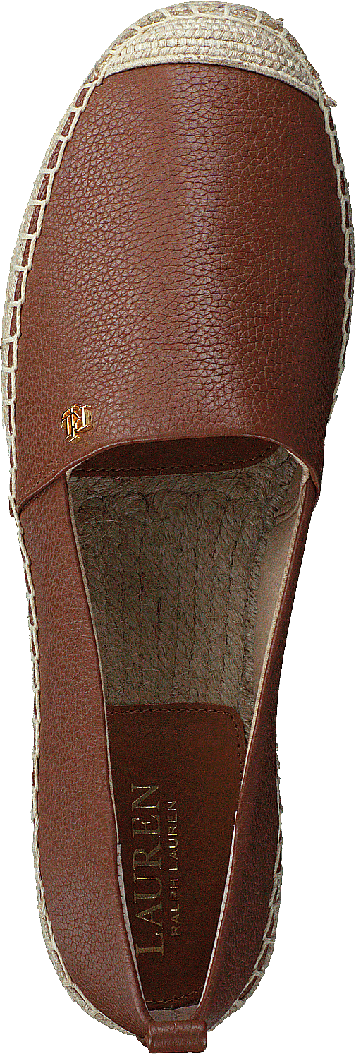 Cameryn IV Tumbled Leather Espadrille Deep Saddle Tan
