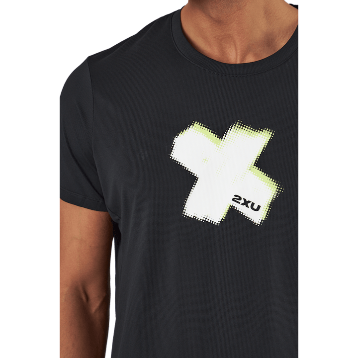Light Speed Tee Black White X/white Reflective