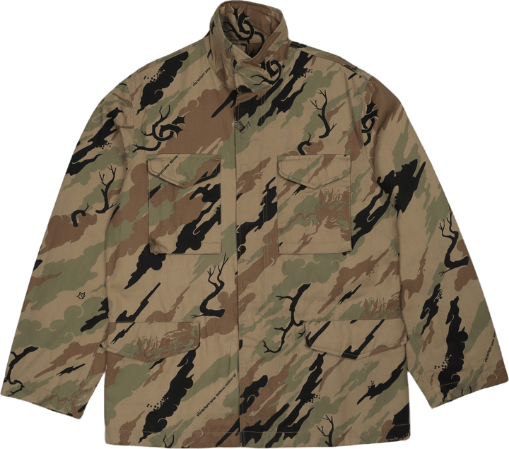 Camo Modified M65 Jacke Cotto Woodland