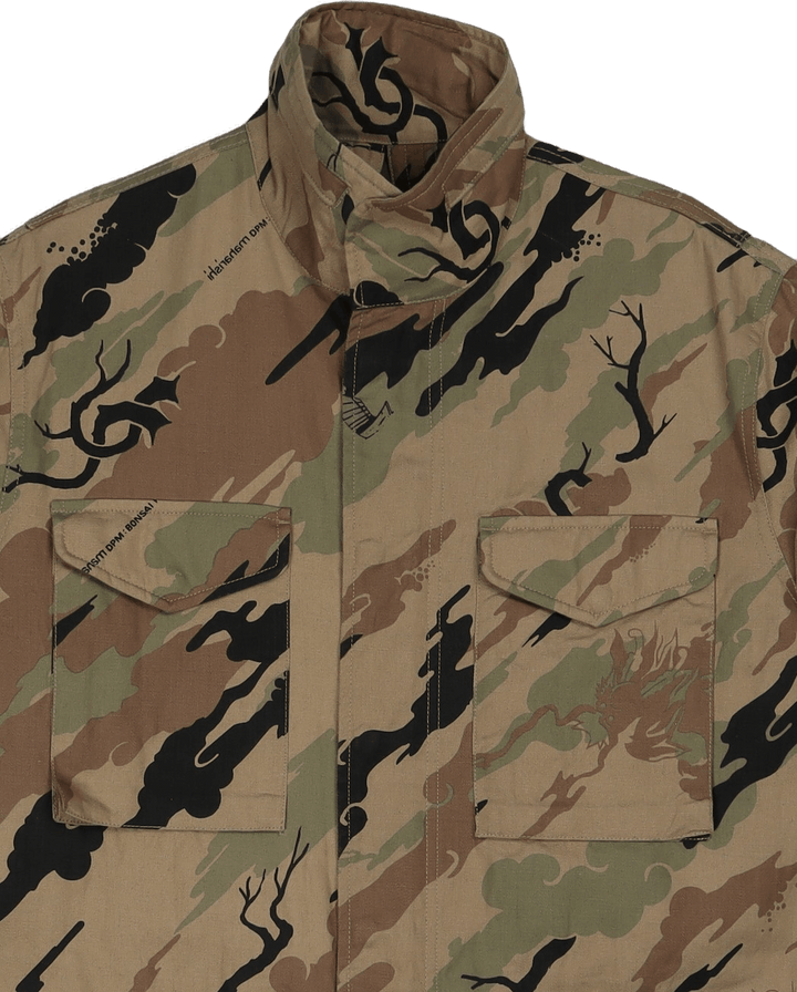 Camo Modified M65 Jacke Cotto Woodland