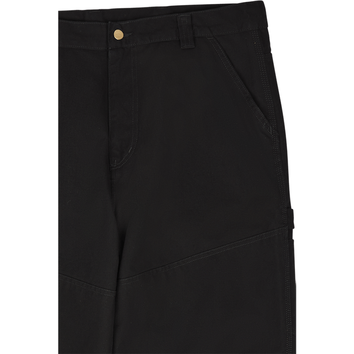 Široké panelové kalhoty Black