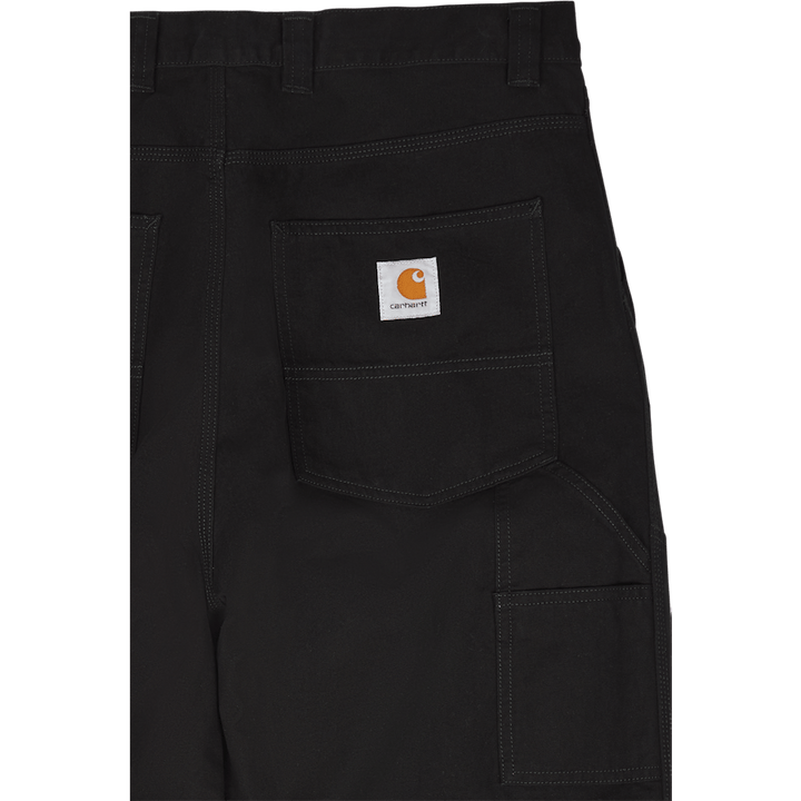Široké panelové kalhoty Black