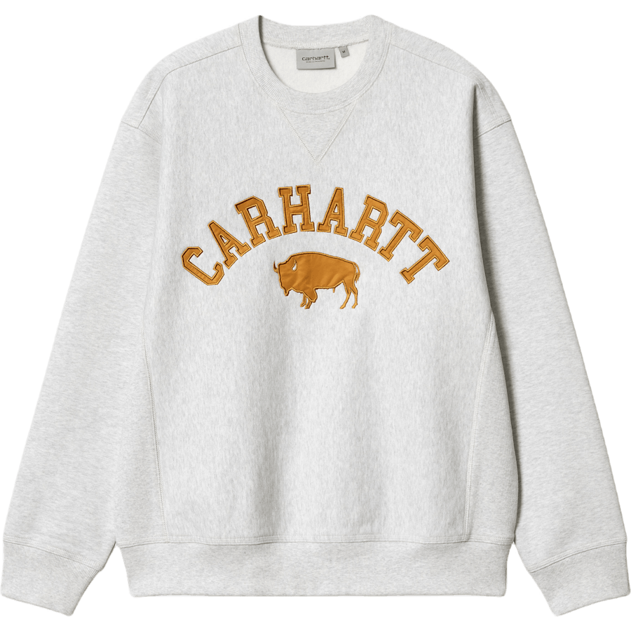 Locker Sweat Ash Heather / Brown