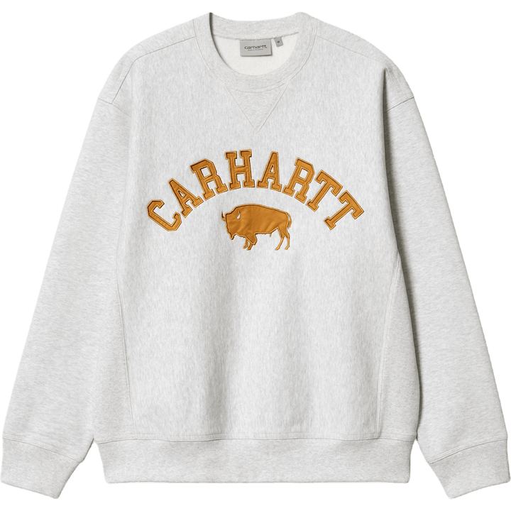 Locker Sweat Ash Heather / Brown