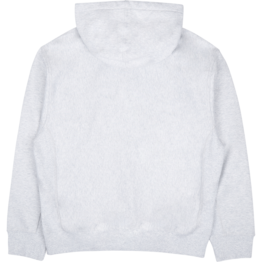 Hooded Locker Sweat Ash Heather / Brown