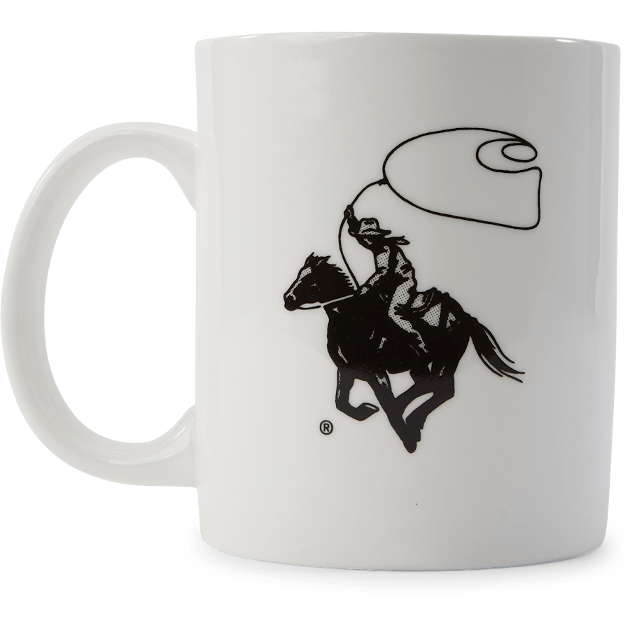Lasso Mug White / Black