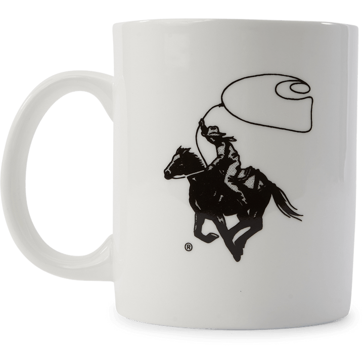 Lasso Mug White / Black