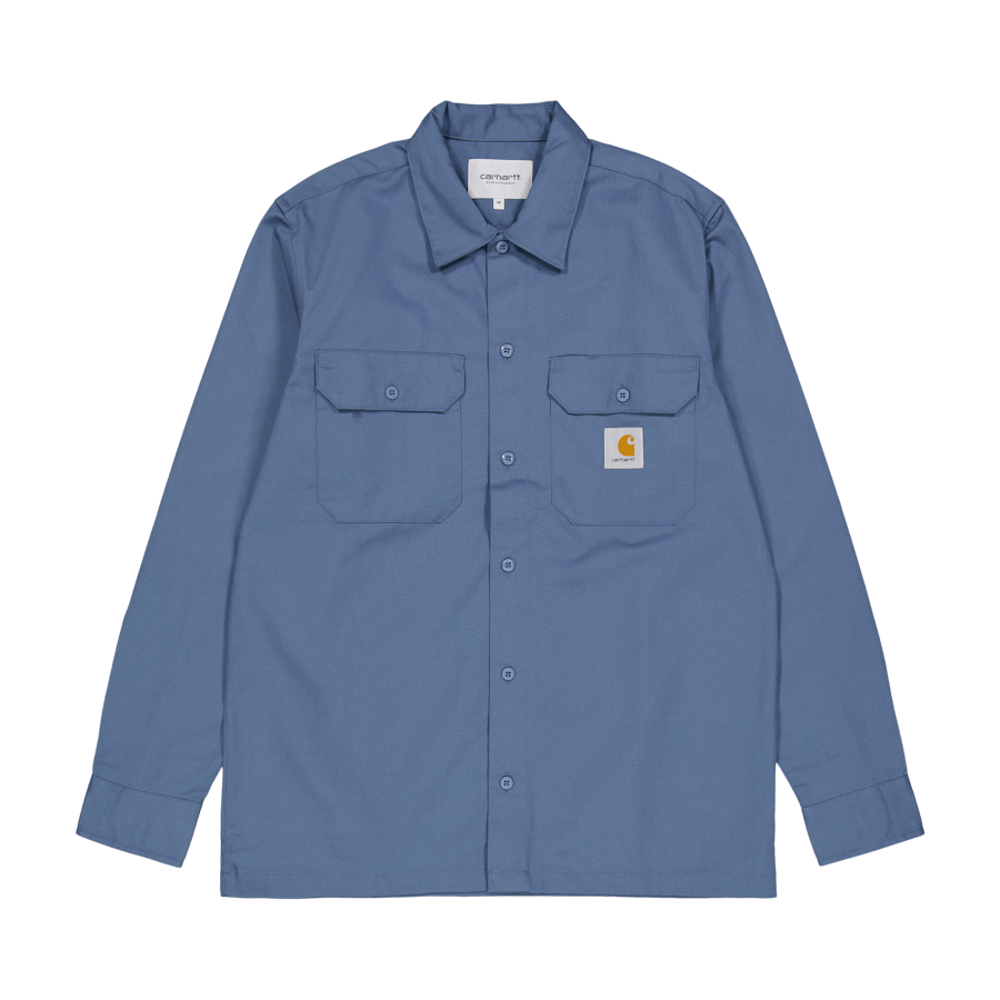 L/s Master Shirt Storm Blue