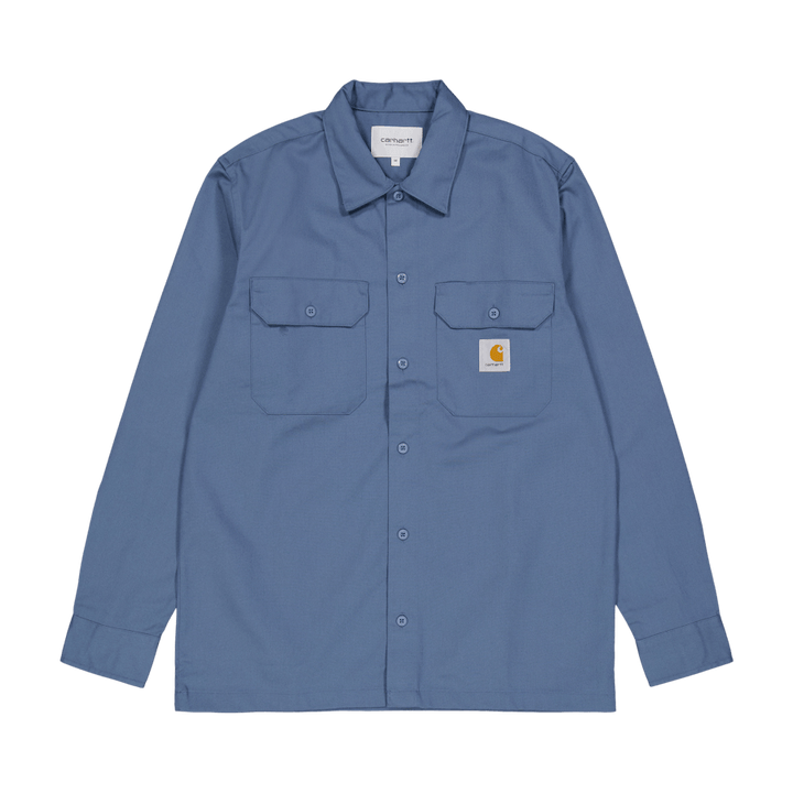 L/s Master Shirt Storm Blue