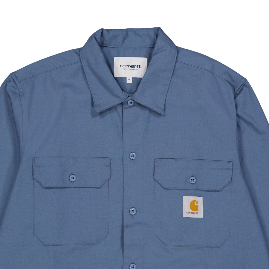 L/s Master Shirt Storm Blue