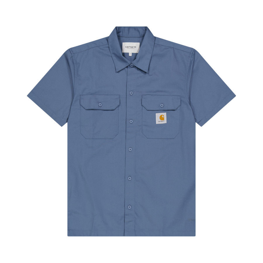 S/s Master Shirt Storm Blue