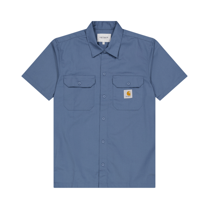 S/s Master Shirt Storm Blue