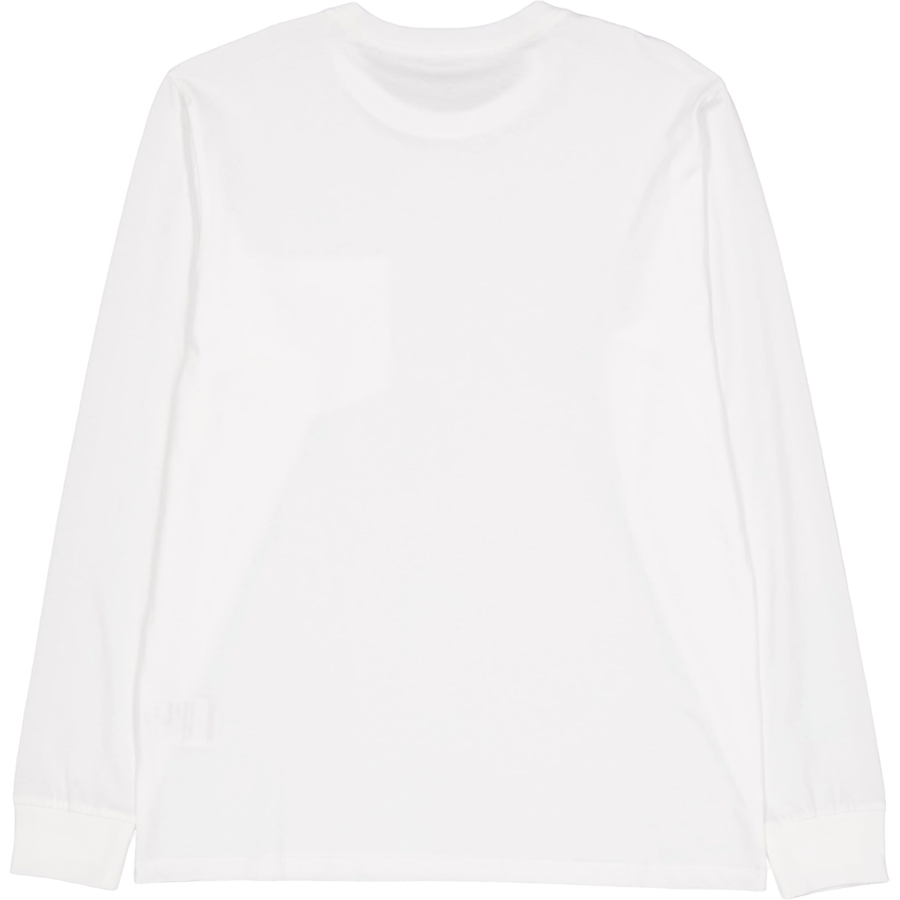 Tričko s kapsami L/s White