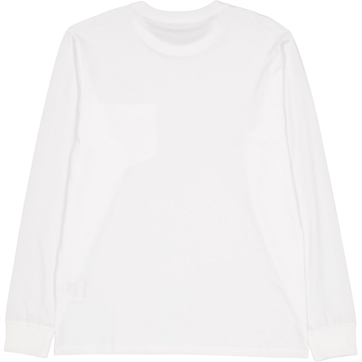 Tričko s kapsami L/s White