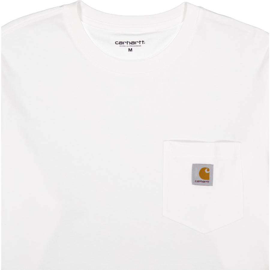Tričko s kapsami L/s White