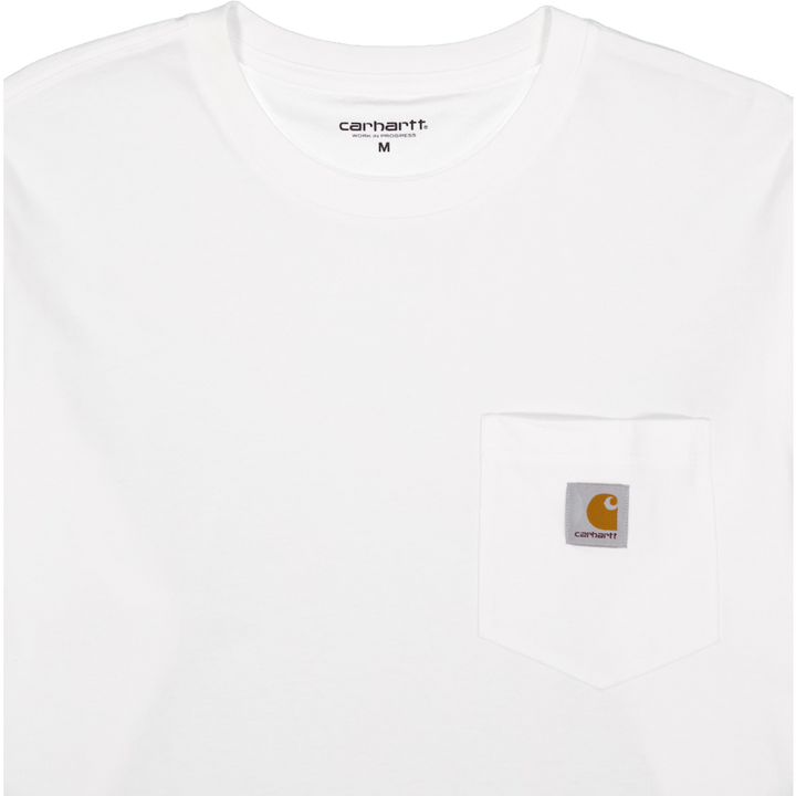 Tričko s kapsami L/s White