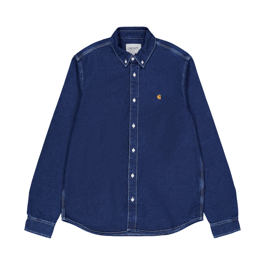 L/s Weldon Shirt Blue