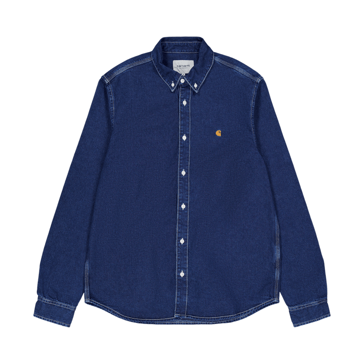 L/s Weldon Shirt Blue