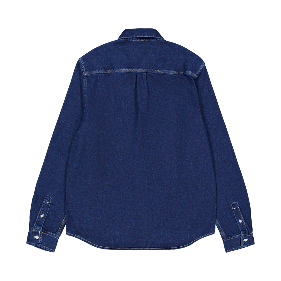L/s Weldon Shirt Blue
